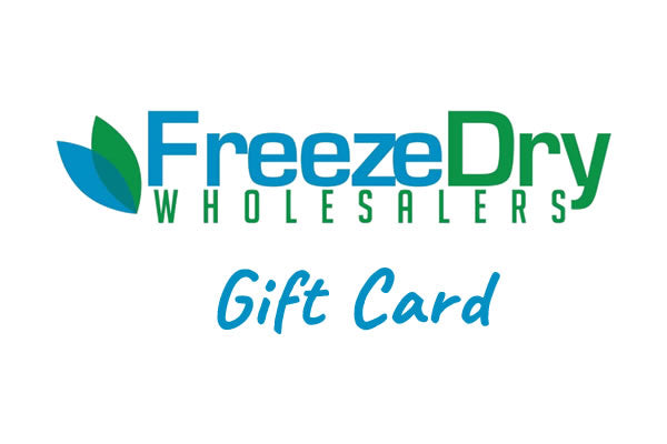Gift Cards to Freeze Dry Wholesalers